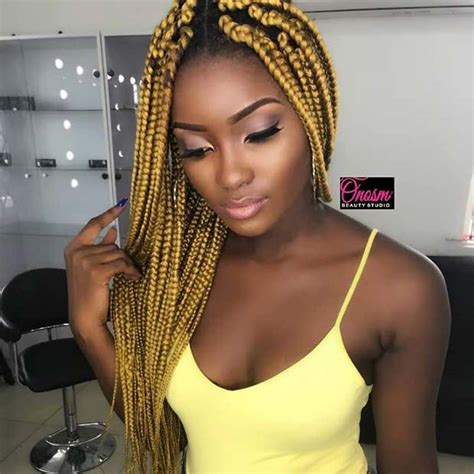 43 Pretty Box Braids With Color For Every Season Page 3 Of 4 StayGlam