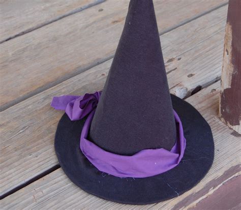 Witch Hat Quick And Easy Witch Diy Witch Hat Witch Hat Diy