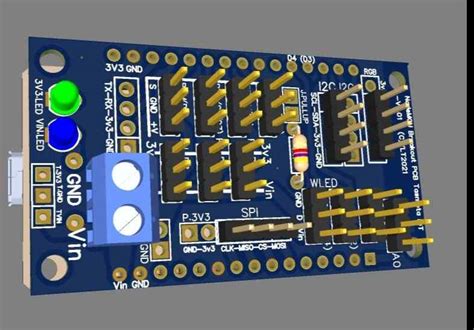 STM32F103 Blue Pill Modified Board EasyEDA