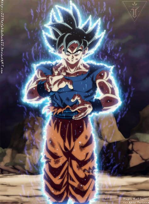 The form shown in the magazine is mastered ultra instinct, a form in which the body reacts instinctively to every situation. Ultra Instinct by The yahiko dark 2 | Dragon ball super ...