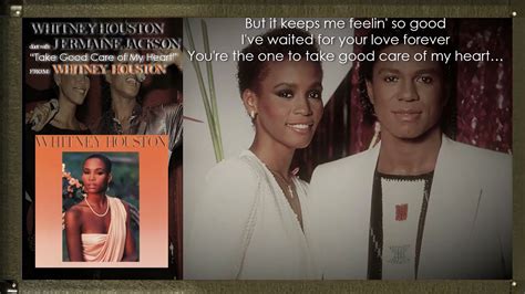 Whitney Houston And Jermaine Jackson Take Good Care Of My Heart With