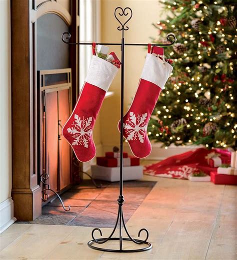 Design Of Free Standing Floor Christmas Stocking Holder Klassekleckse