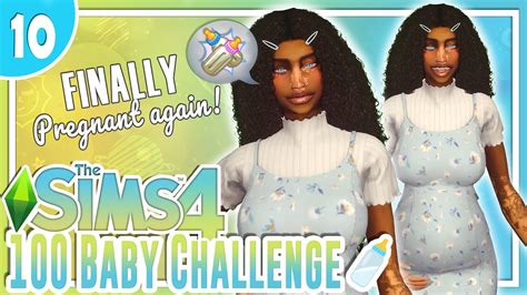 New Finally Pregnant Again🤰 100 Baby Challenge👶🍼 The Sims 4