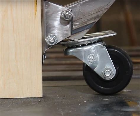 How To Make Retractable Casters 5 Steps With Pictures Instructables