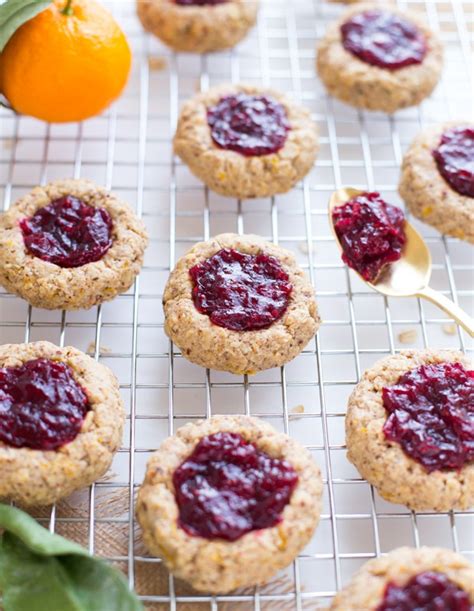 Cranberry Orange Thumbprint Cookies Making Thyme For Health