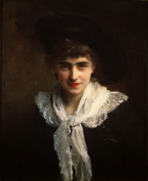 French Painters Gustave Jean Jacquet Portrait Of Madame Roland Portrait Art Portrait