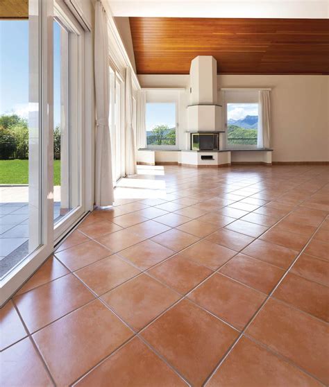 5420 Terracotta Tile Tile Floor Living Room Terracotta Floor Tile Floor