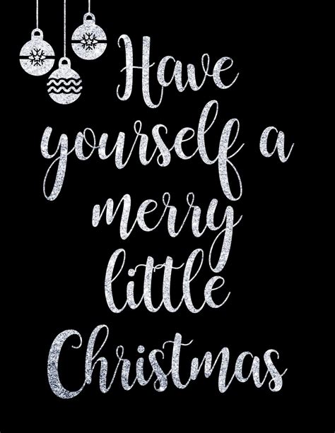 Have Yourself A Merry Little Christmas Print The Idea Door