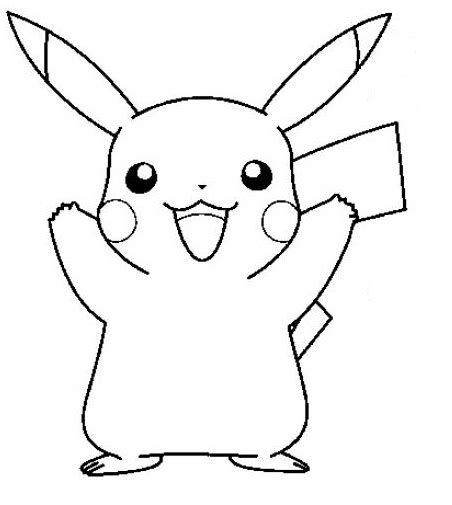 20 dessins de coloriage Pokemon Pikachu à imprimer