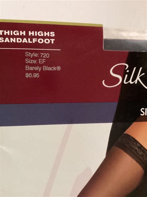 lot 0f 8 hanes silk reflections silky sheer thigh highs sz ef beige black navy ebay