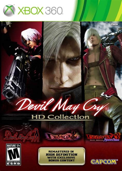 Devil May Cry HD Collection Pack Fronts For The PS3 And 360