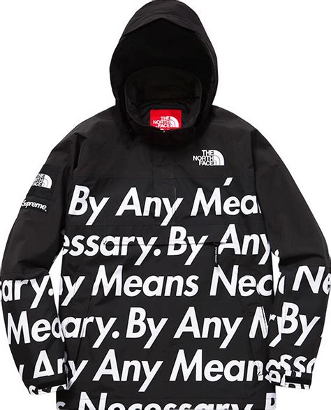 Supreme X The North Face By Any Means Necessary Jacket Parka Black