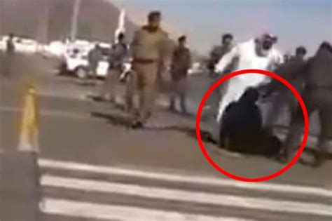 saudi arabia execution horror video shows innocent woman being beheaded for killing six year