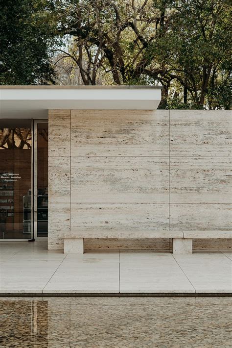 The german pavilion, designed by mies van der rohe was the flag that was presented germany to the international exhibition held in barcelona 1929 and represented the introduction to the world of the modern architectural movement. The Barcelona Pavilion By Ludwig Mies Van Der Rohe Is A ...