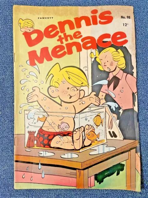 Rare Vintage Dennis The Menace Comic Book Issue 98 1968 Silver Era
