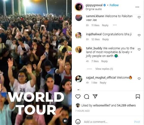 Punjabi Singer Actor Gippy Grewal Announces World Tour Starting From