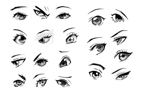 detail tutorial menggambar mata anime koleksi nomer 11