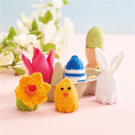 Knitted Creme Egg Covers Knitting Patterns Lets Knit Magazine