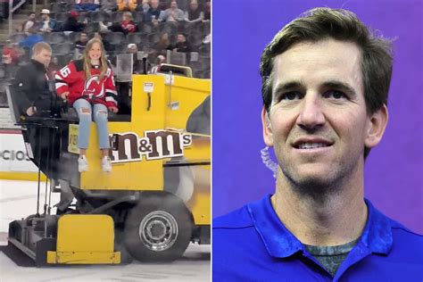 Eli Mannings Daughter Ava Rides A Zamboni On Her 12th Birthday Watch