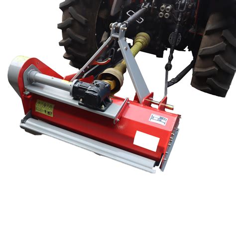 Side Verge Small Compact Tractor Flail Mower Mulcher With Rear Bonnet
