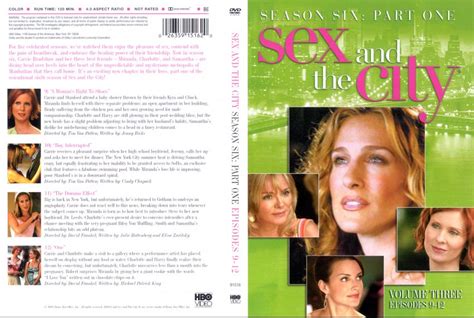 Sex And The City Season 6 Volume 3 Tv Dvd Custom Covers 10sex