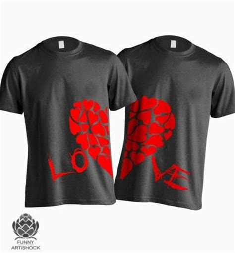 Love Couples T Shirt Set Love Couples Shirt Set Couples Etsy