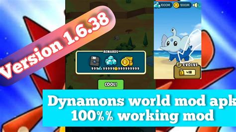 Dynamons World Mod Apk 1638 Full Hack 100working Mod With Play Proof Try This Mod Youtube