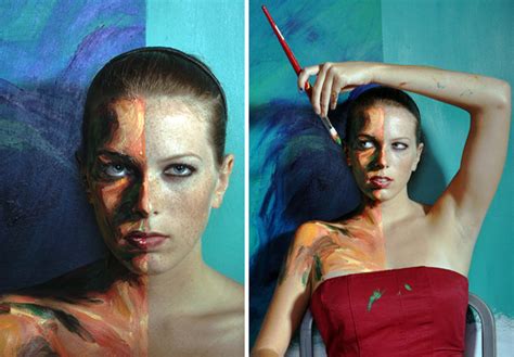 Simply Creative Hyper Realistic Acrylic Body Painting By Alexa Meade