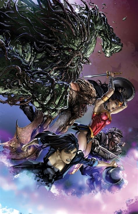 Justice League Dark 6 2018 Variant Cover By Clayton Crain Dc Heroes