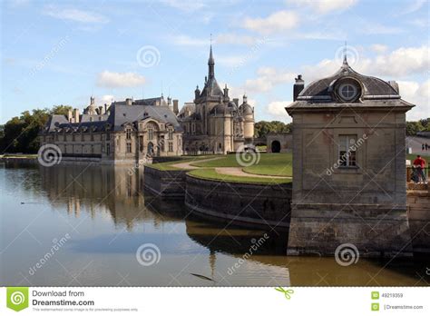 Castle In Chantilly Editorial Stock Image Image Of Heritage 49219359