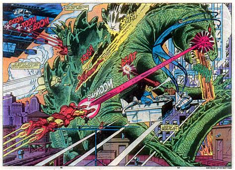Marvel Comics Fantastic Four Avengers Vs Godzilla