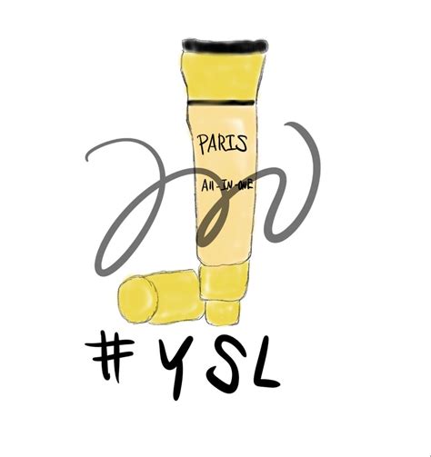 YSL cosmetics illustration | Cosmetics illustration, Ysl cosmetics ...