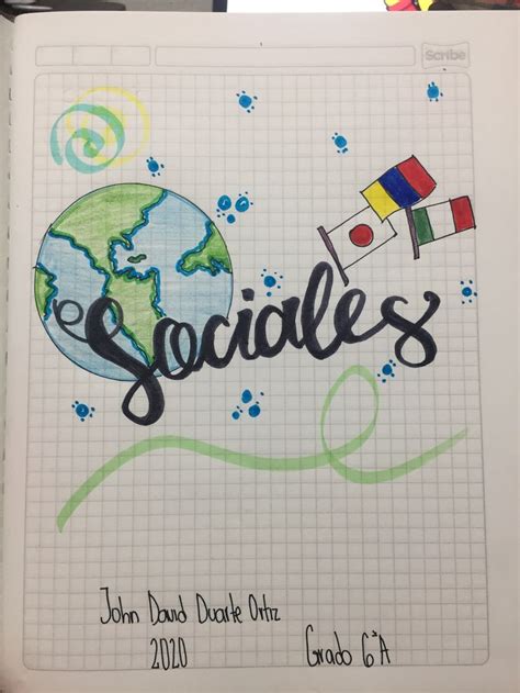 Decoración Cuaderno Sociales Cuaderno De Estudios Sociales Libro De