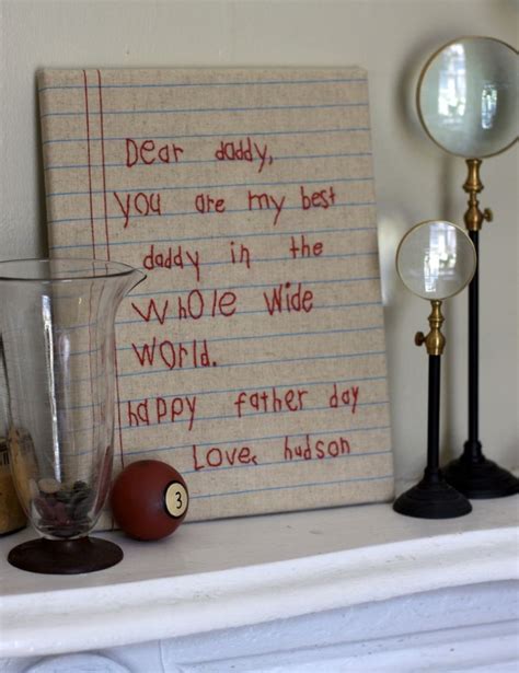 Tutorial Happy Fathers Day Letter Needle Work