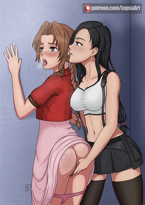 Aeris X Tifa By Lepsaart Hentai Foundry