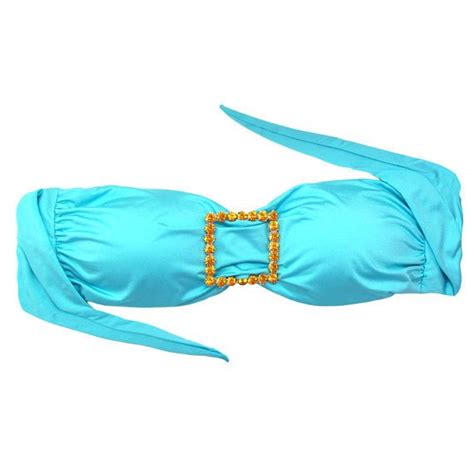 Brazilian Bikini Top Swimsuit Swimwear Arpa Bikineria Sky Blue Bandeau
