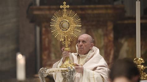 Pope Francis May Our Eucharistic Celebrations Transform The World