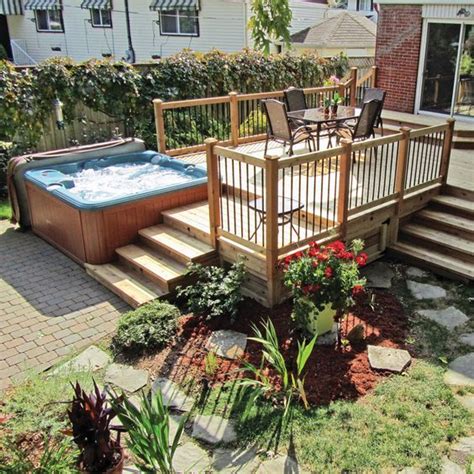 25 Gorgeously Earthy Hot Tub Area Landscaping Ideas To Steal