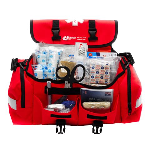 Emergency Response First Aid Red Bag Mfasco Health And Safety