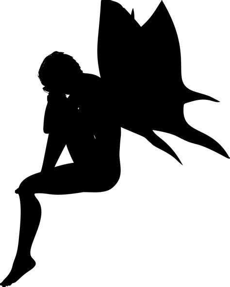 Fairy Silhouette Clip Art At Getdrawings Free Download