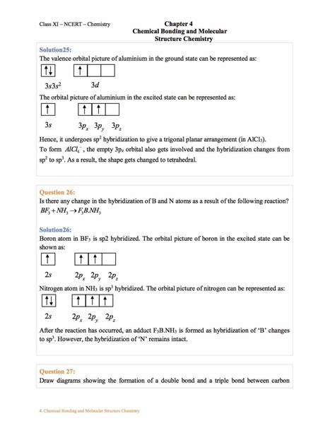 Ncert Solution For Class Chemistry Chapter Chemical Bonding And