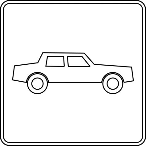 Outlines Of Cars Clipart Best