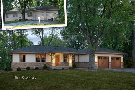 Many ranches have a usually you'll find two or more kinds on the exterior of a ranch. Pin by Ply Gem on Curb Appeal Ideas | Ranch house exterior ...