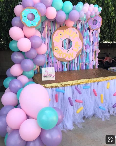 Doughnut Party Donut Themed Birthday Party Birthday Donuts Birthday