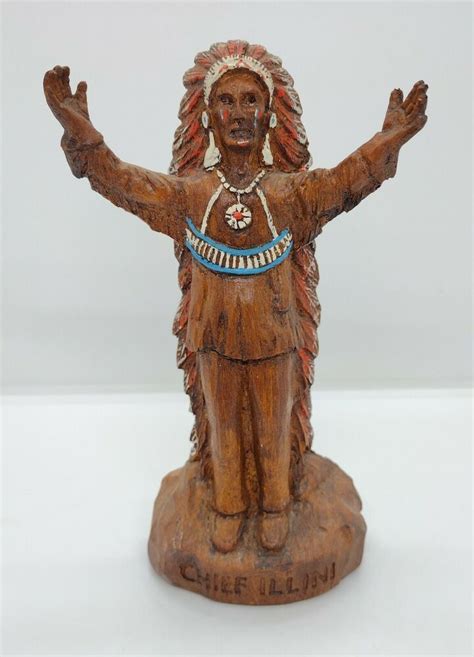 Chief Illini 10th Anniversary Limited Edition Jim Beam Figurine