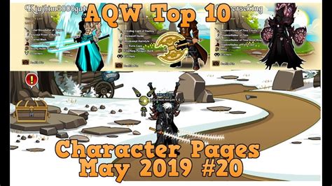 AQW Top Char Page May YouTube