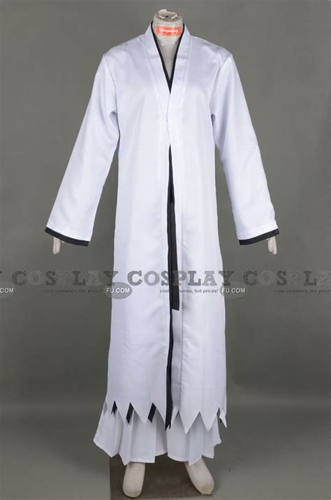 Custom Ichigo Cosplay White Bankai Costumestock From Bleach