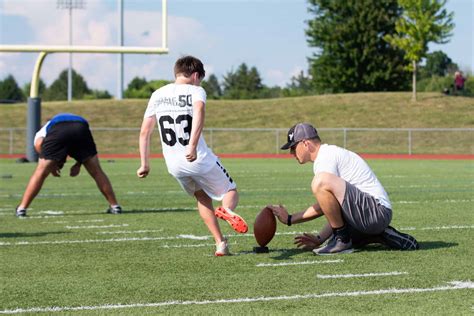 Football Kicking And Specialists Camp Athletes In Action