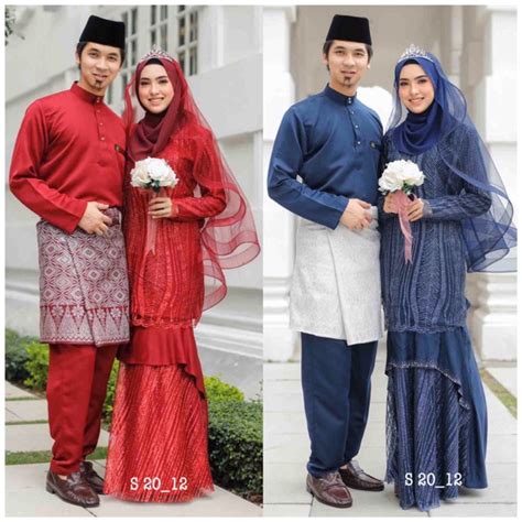 A wide variety of baju melayu options are available to you, such as supply type, clothing type, and ethnic region. Baju Nikah Exclusive Glitter Kurung Moden + Baju Melayu ...