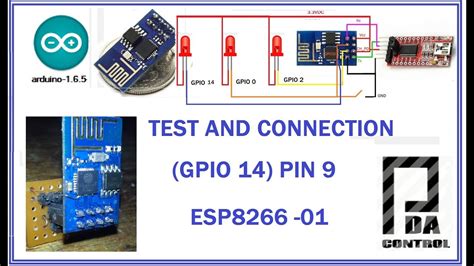 More Gpios Esp8266 01 Pdacontrol Youtube